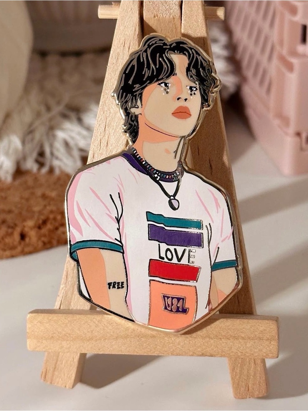 BTS Jimin Me Myself and Jimin ID Chaos Photoshoot Hard Enamel Pin